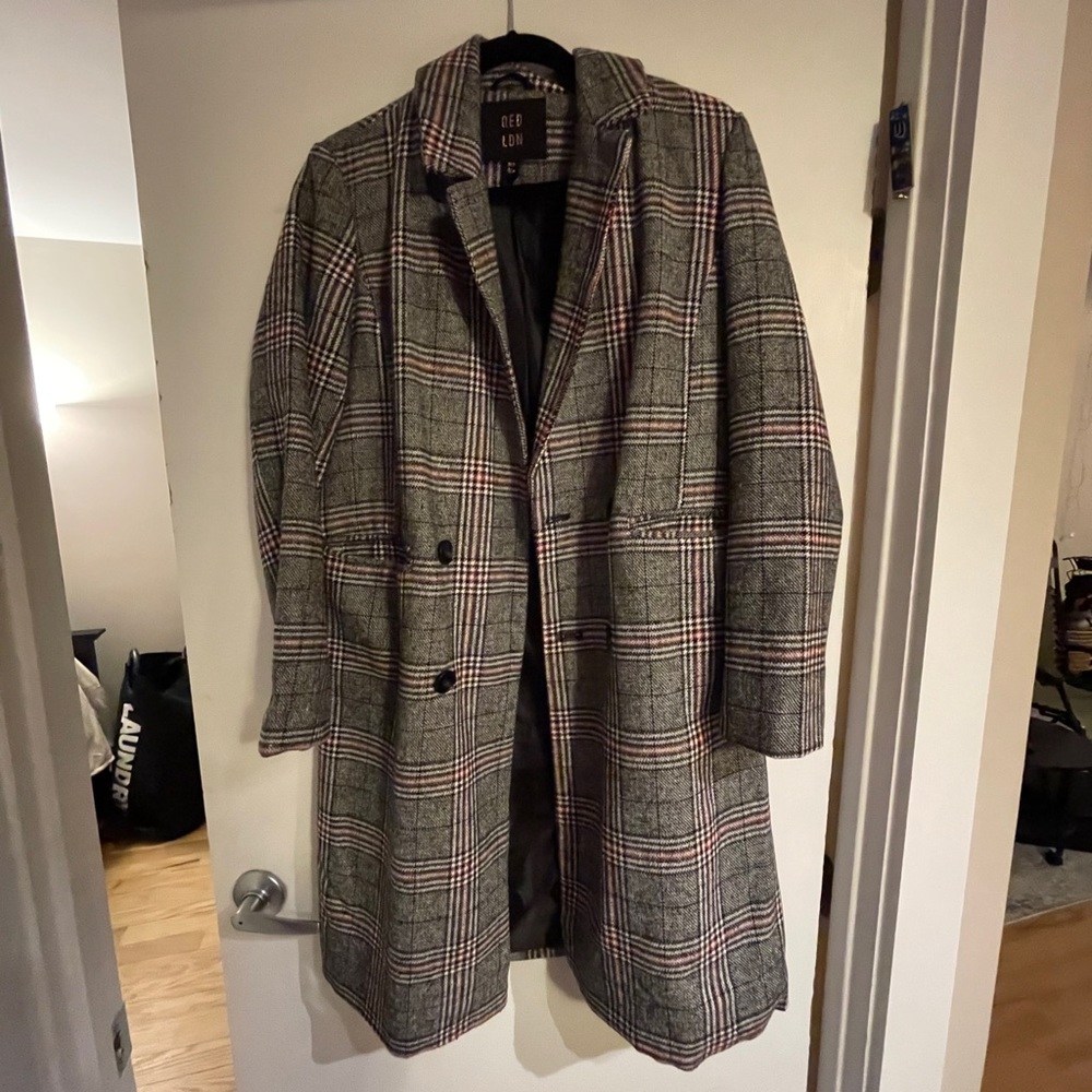 COPY - Plaid Longline Coat